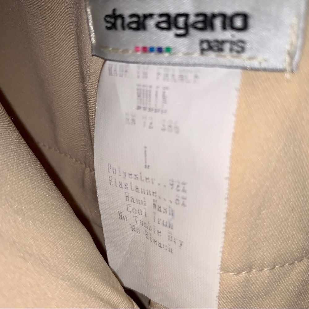 Sharagano Paris cream beige pants - Picture 4 of 7